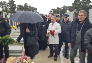 Şəhid  Rəşad  Zeynallının məzarı ziyarət olunub - FOTOLAR