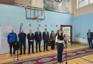 Yasamal rayonunda stolüstü tennis idman növü üzrə yarış keçirilib - FOTOLAR