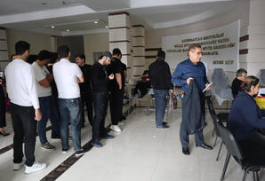 Yasamalda qanvermə aksiyası keçirilib - FOTOLAR