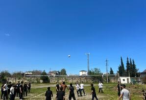 Astara Pedaqoji Kollecində voleybol yarışı keçirilib - FOTOLAR