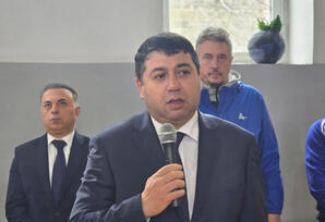 Yasamalda oğlanlar arasında voleybol yarışına start verilib - FOTOLAR