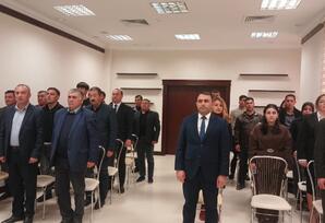 Qobustanda "Heydər Əliyev və Yeni Azərbaycan" mövzusunda  tədbir keçirilib - FOTOLAR