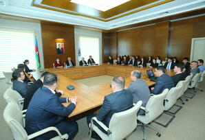 YAP Binəqədi rayon təşkilatının fəalları Ağdaş və Mingəçevirə səfər ediblər - FOTOLAR