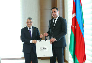 YAP Binəqədi rayon təşkilatının fəalları Ağdaş və Mingəçevirə səfər ediblər - FOTOLAR