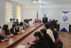 Gənclərlə görüş keçirilib - FOTOLAR