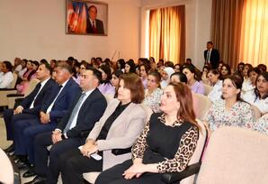 Samux rayonunda elmi-praktik konfrans keçirilib - FOTOLAR