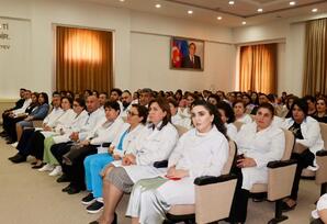 Samux rayonunda elmi-praktik konfrans keçirilib - FOTOLAR