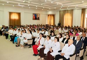 Samux rayonunda elmi-praktik konfrans keçirilib - FOTOLAR