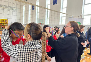Yasamalda qızlar arasında voleybol turnirinə yekun vurulub - FOTOLAR