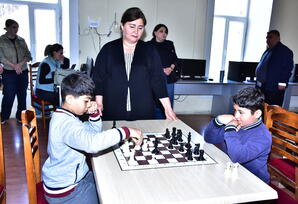 Ağstafada şahmat üzrə turnir keçirilib - FOTOLAR