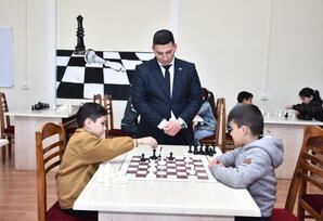 Ağstafada şahmat üzrə turnir keçirilib - FOTOLAR