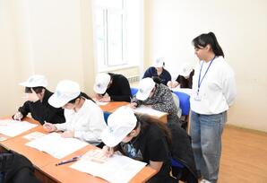 Qaradağda Ulu Öndərin anadan olmasının 103-cü ildönümünə həsr olunmuş Bilik Olimpiadası keçirilib