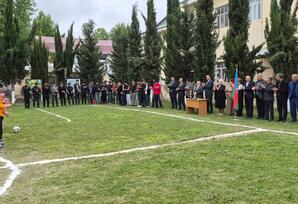 Ağcabədidə mini futbol turnirinə start verildi