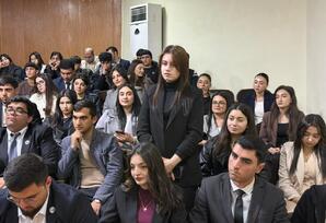 YAP Gəncə şəhər təşkilatında gənclərlə görüş keçirilib - FOTOLAR