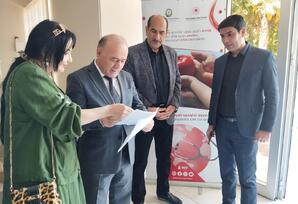 Lənkəranda qanvermə aksiyası təşkil edilib - FOTOLAR