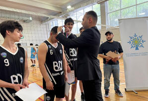 Yasamal rayonunda  basketbol yarışı keçirilib - FOTOLAR