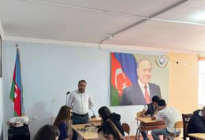 Ulu Öndərin 103-cü ildönümünə həsr olunmuş  dama yarışı - FOTOLAR