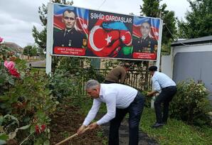 “Şəhid qardaşlar” muzeyində iməcilik təşkil olunub - FOTOLAR