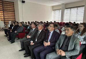 Beyləqan rayon Heydər Əliyev Mərkəzinə ekskursiya təşkil olunub - FOTOLAR