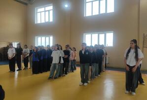 Beyləqanda məktəbli qızlar arasında voleybol üzrə rayon turniri keçirildi