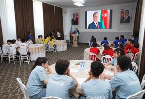 Məktəblilər arasında bilik yarışması - FOTOLAR