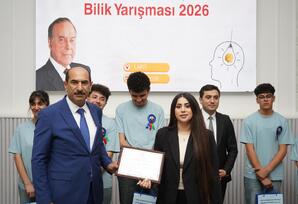 Məktəblilər arasında bilik yarışması - FOTOLAR