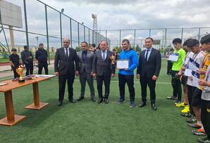 Göygöldə məktəblərarası mini futbol turniri keçirilib - FOTOLAR