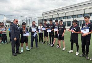 Göygöldə məktəblərarası mini futbol turniri keçirilib - FOTOLAR