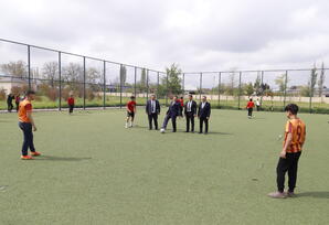 Tovuz rayonunda 13-14 yaşlı yeniyetmə oğlanlar arasında minifutbol üzrə rayon turniri keçirilib - FOTO