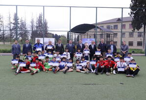 Tovuz rayonunda 13-14 yaşlı yeniyetmə oğlanlar arasında minifutbol üzrə rayon turniri keçirilib - FOTO