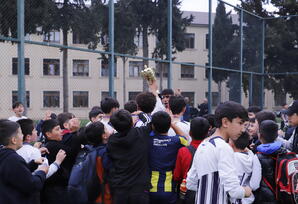 Tovuz rayonunda 13-14 yaşlı yeniyetmə oğlanlar arasında minifutbol üzrə rayon turniri keçirilib - FOTO