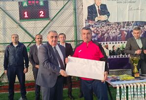 Masallıda  komandalar arasında keçirilən minifutbol turnirinə yekun vurulub - FOTOLAR
