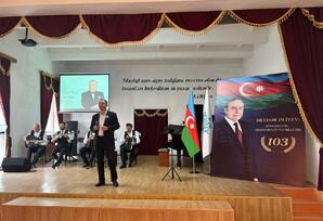 Ümummilli Lider Heydər Əliyevin anadan olmasının 103-cü ildönümünə həsr olunmuş ümumrayon tədbiri keçirilib - FOTOLAR