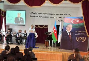 Ümummilli Lider Heydər Əliyevin anadan olmasının 103-cü ildönümünə həsr olunmuş ümumrayon tədbiri keçirilib - FOTOLAR