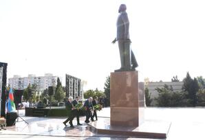 Qaradağ rayonunda Heydər Əliyevin anadan olmasının 103-cü ildönümü qeyd edilib