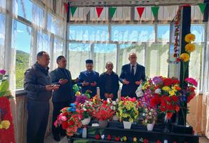 Şəhidin xatirəsi ehtiramla anıldı - FOTO