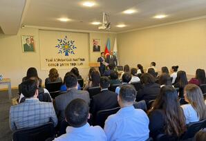 Gəncədə “Heydər Əliyev məktəbi” layihəsi start götürüb - FOTOLAR