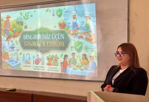 "Bu gün təhlükəsiz qida, sabah sağlam gələcək !” - FOTOLAR
