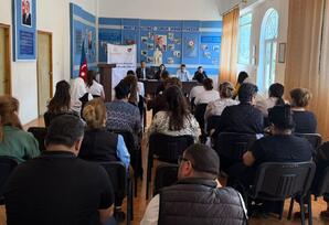 HDİM İB Şirvanda ailələrin hüquqi maarifləndirilməsi mövzusunda tədbir keçirib -FOTOLAR