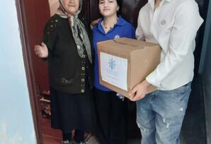 YAP Gəncə şəhər təşkilatı Qurban bayramı münasibətilə aztəminatlı ailələrə bayram sovqatı paylayıb