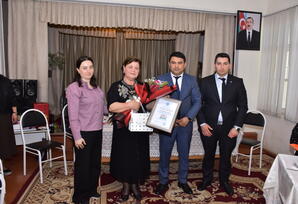 Ağstafada partiya fəalının 65 illik yubileyi münasibətilə tədbir təşkil olunub