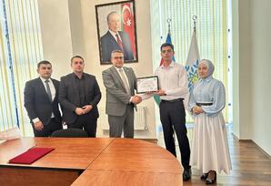 “Ən yaxşı təqdimat” müsabiqəsində üçüncü yeri tutan Astara məktəblisi