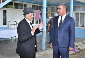 Partiya veteranı ilə görüş keçirilib - FOTOLAR