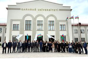 YAP Yasamal rayon təşkilatının nümayəndələri Qarabağa səfər edib - FOTOLAR
