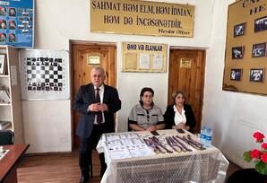 Samux rayonunda 15 İyun Milli Qurtuluş Günü münasibətilə şahmat turniri keçirilib - FOTOLAR