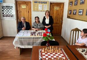 Samux rayonunda 15 İyun Milli Qurtuluş Günü münasibətilə şahmat turniri keçirilib - FOTOLAR