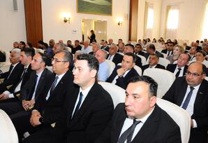 Göygöl rayonunda “Şəhərsalma və Memarlıq İli” çərçivəsində “15 İyun-Milli Qurtuluş Günü” münasibətilə konfrans keçirilib