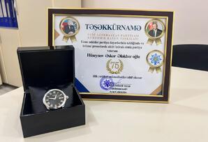 YAP Kürdəmir rayon təşkilatında yubiley münasibətilə görüş keçirilib