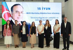 Yasamal rayonunda "Dövlətçiliyimizin sabitlik və inkişaf mərhələsi" mövzusunda lektoriya keçirilib