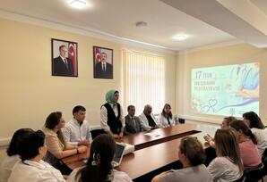 YAP Zəngilan rayon təşkilatında 17 İyun – Tibb İşçilərinin Peşə Bayramı münasibətilə tədbir keçirilib - FOTO